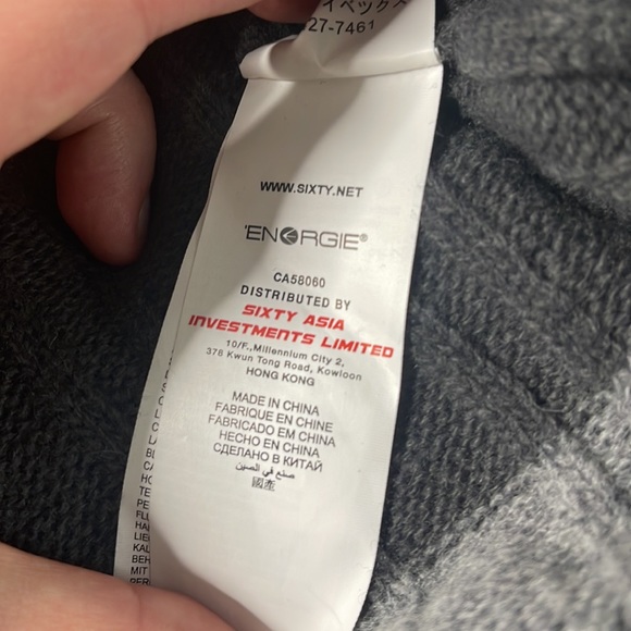 ENERGIE WOOL SWEATER - Size Medium - Picture 8 of 8